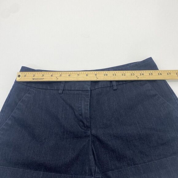 7th Avenue New York &‎ Company Women’s Stretch Chino Shorts Size 8 Blue Pockets - Picture 4 of 15